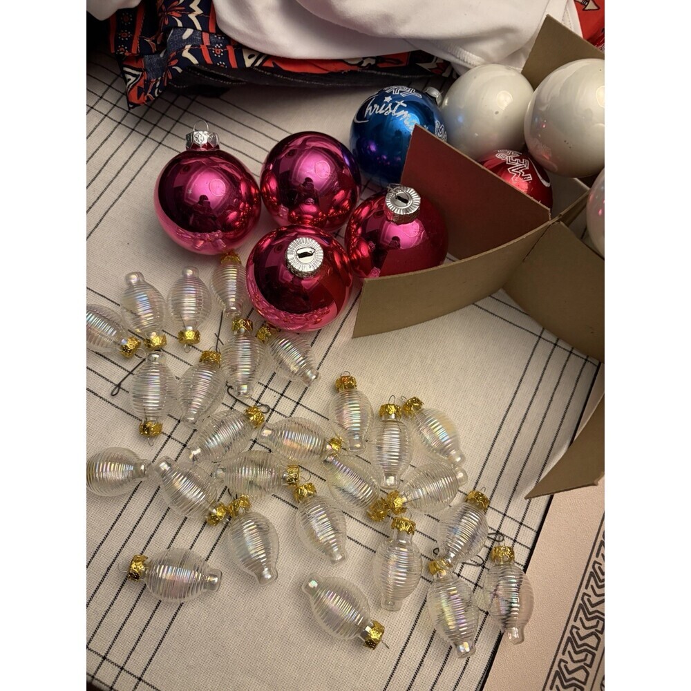 VTG Lot/67 Guntermann Drunck D&G Shine Brite Glass Christmas Ornaments - Picture 6 of 6